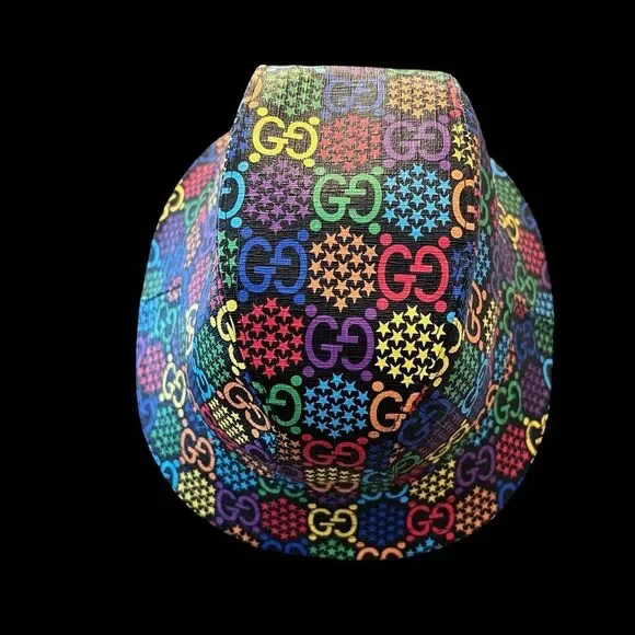 GucciGG Psychedelic Bucket Hat w/ Tags